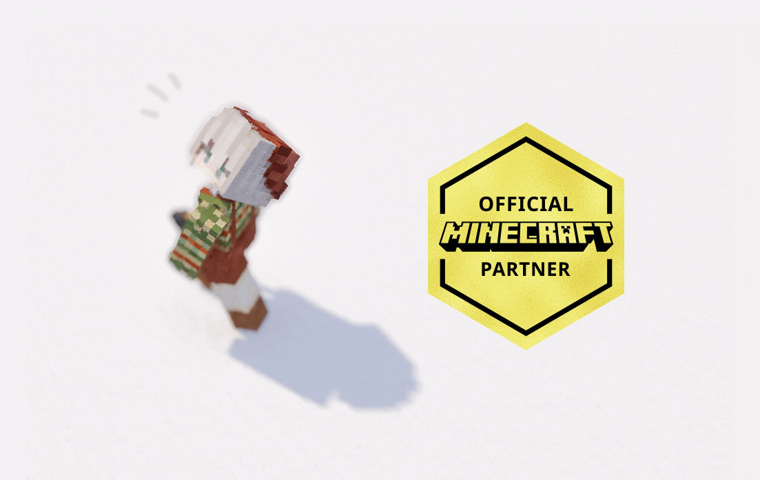 Minecraftのオフィシャルパートナーになりました！