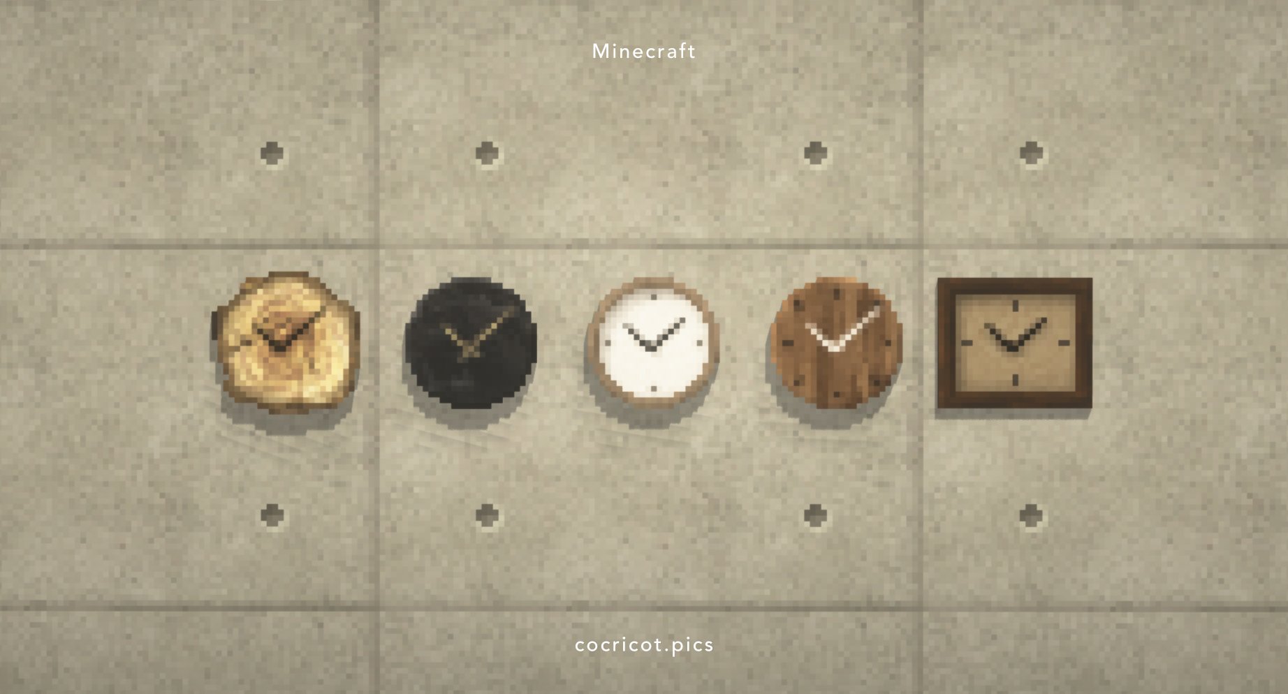 Basic Clock Blog cocricot Minecraft Textures & Objects