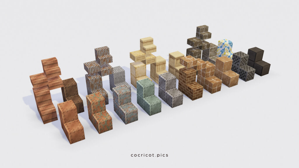 Different Copper Blocks Minecraft Texture Pack